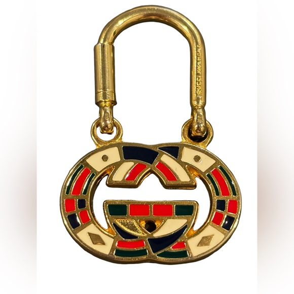 1980s Gucci bag charm rare. In EUC. Gold toned. 100% Authentic - Picture 1 of 5